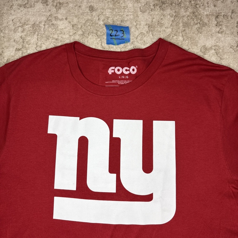 New York Giants FOCO NFL Men's Large, Long Sleeve Shirt NWOT - Picture 4 of 4